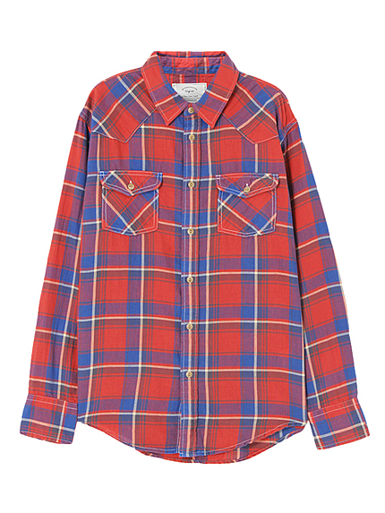 ヴィンテージソフトチェックシャツ