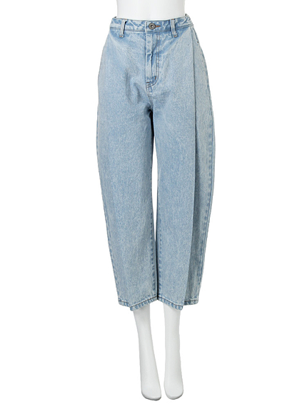 【CASUAL】タックワイドデニムパンツ