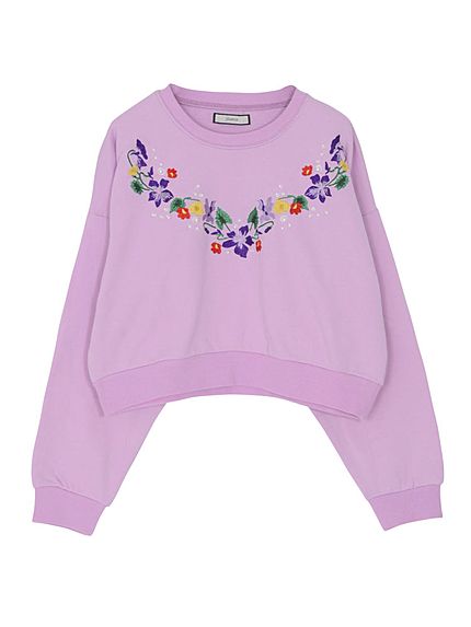 パールフラワー裏毛