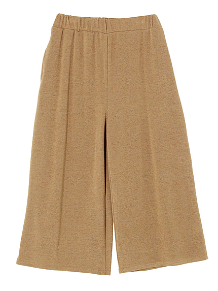 ワイドクロップドパンツ