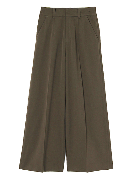 ライトツイルミニマルワイドパンツ