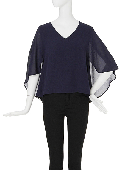 【FEMININIE】フレアデザイントップス