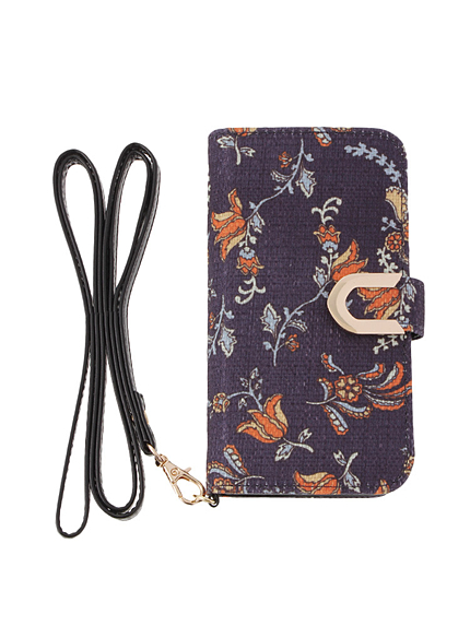 <<6/6S対応>>【LIFE】ペイズリーフラワーiphone6ケース