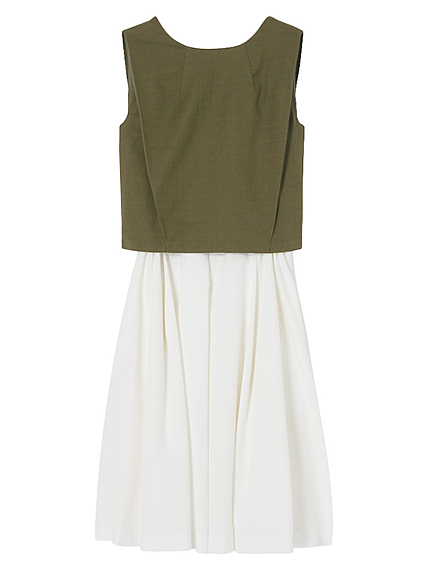 BACK Vレイヤードワンピース