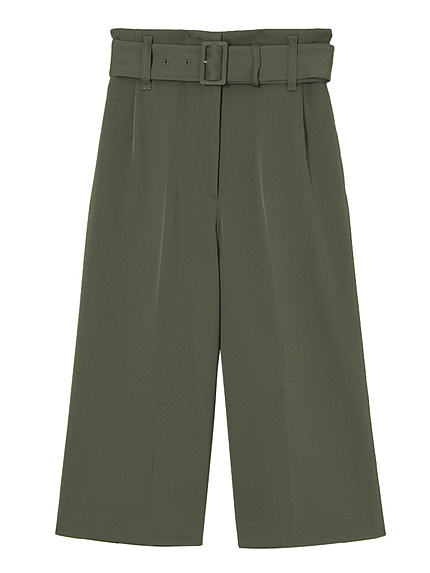 ダブルサテンフレアーパンツ