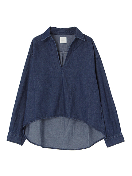 デニムスキッパーシャツ