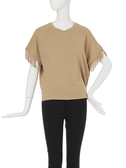 【CASUAL】ループフリンジトップス