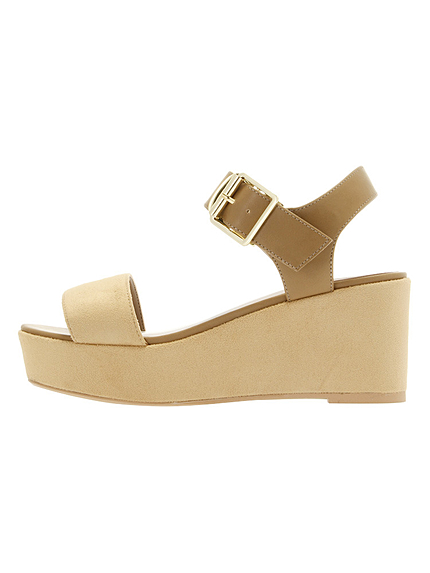 【GDS】 フェイクスエードサンダル