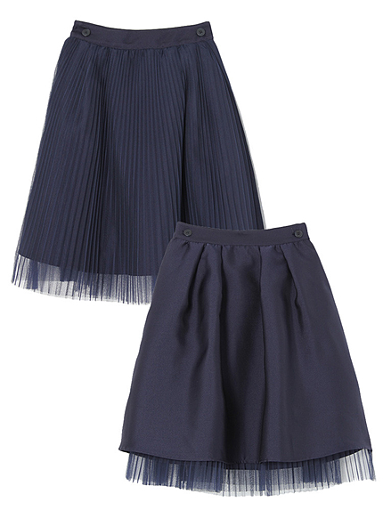 LADY 2WAYラップフレアースカート