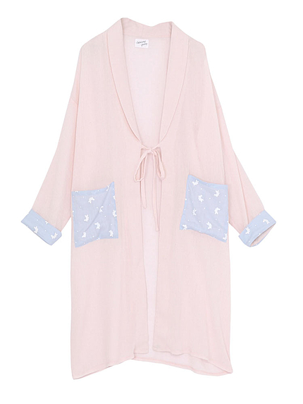 キモノスリーブガウン