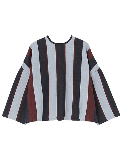 ROUGH STRIPE 2WAYトップス
