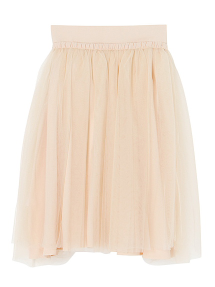 【se】プリーツチュールスカート