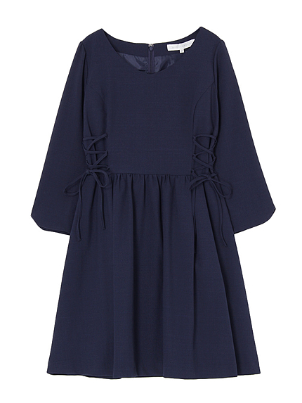 【DUO】 サイドレースアップワンピース