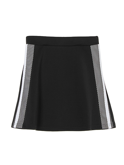 メッシュラインスカート