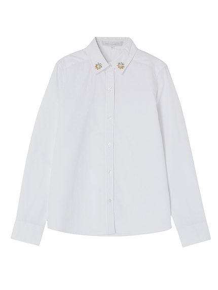 【BSC】 ビジュ付RELAX シャツ