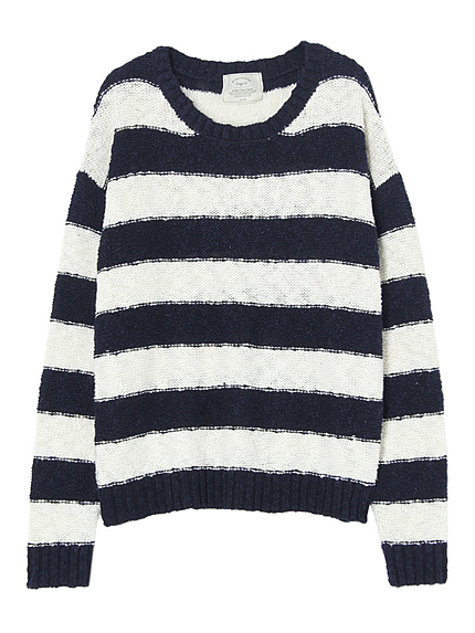 スラブヤーンニット