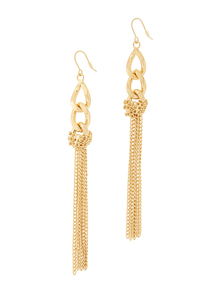 チェーンフリンジピアス