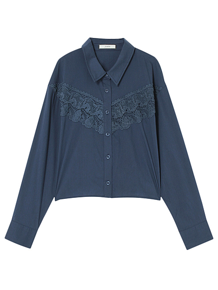 レースラインブラウス