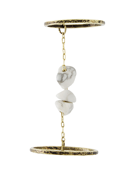 マーブルストーンリング