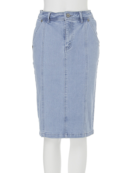 【CASUAL】フロント切替タイトスカート