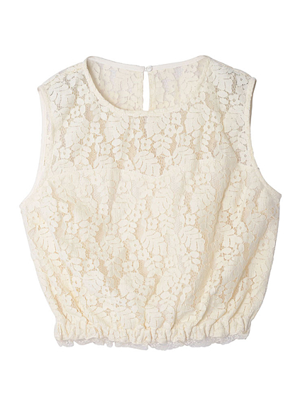 【FEMININE】コンパクトレーストップス