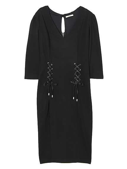 スピンドルタイトワンピース