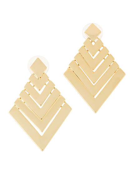 【LIFE】シャープモチーフピアス