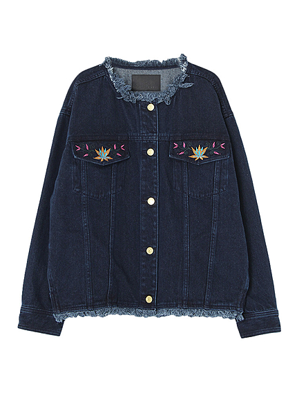 FlowerエンブロイダリーGジャン