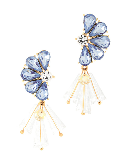 【GDS】 フリンジフラワーピアス