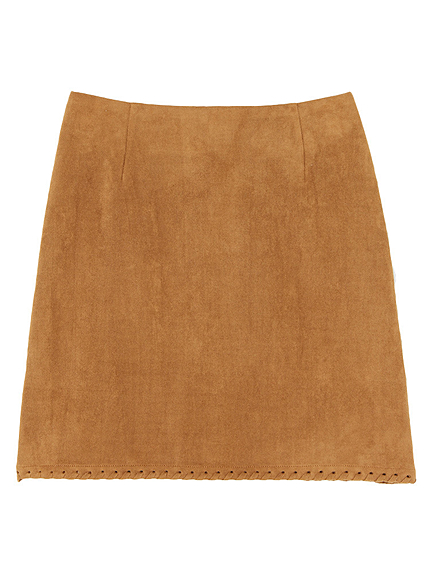 フェイクスウェードミニスカート