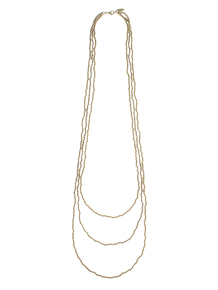 ストーンビーズネックレス