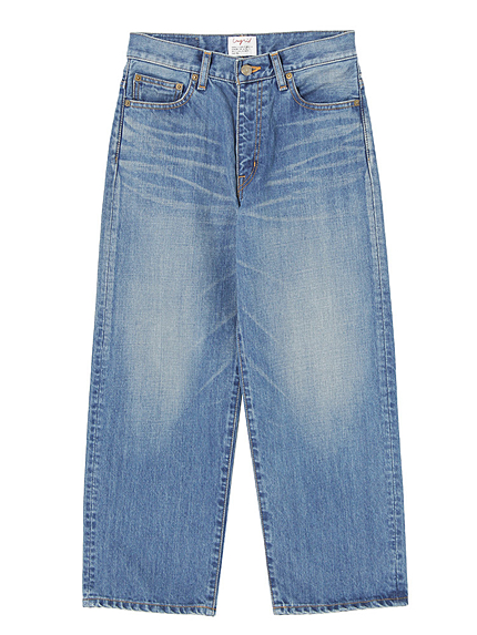 ハイウエストクロップドデニム