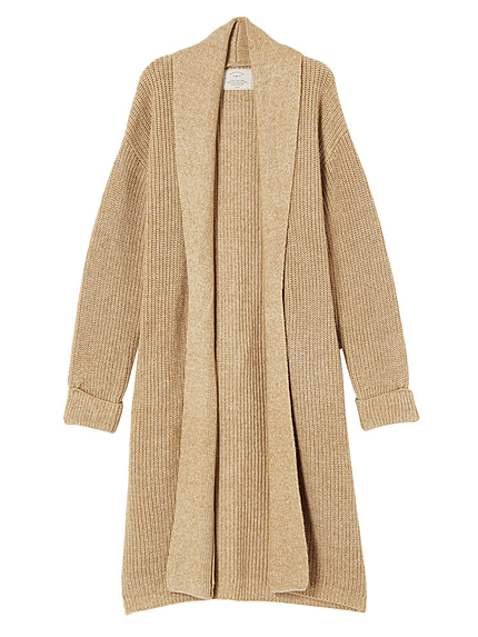 ショールニットカーデ