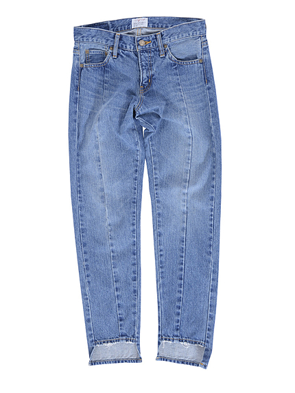 リメイクテーパードデニム