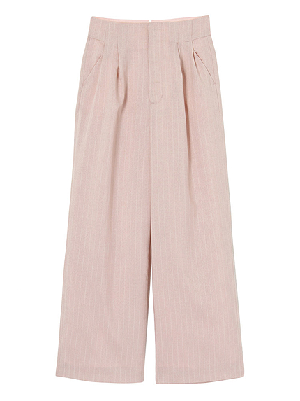 【se】ストライプワイドパンツ