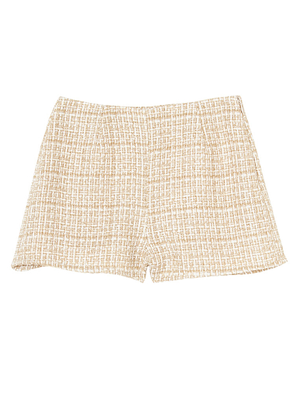 サマーツイードカラーショートパンツ