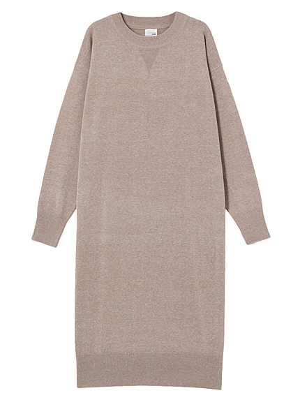 ミディニットワンピース