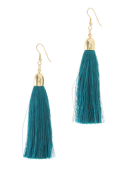 タッセルフリンジピアス