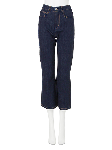 【CASUAL】デニムアンクルベルボトム