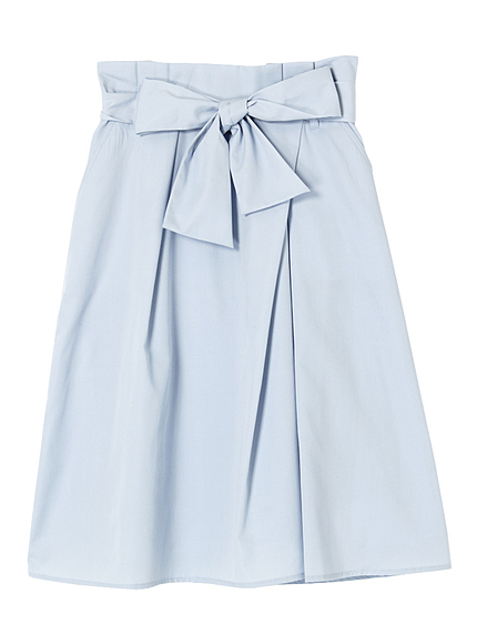 【BSC】 ラップトレンチスカート(アイスブルー)