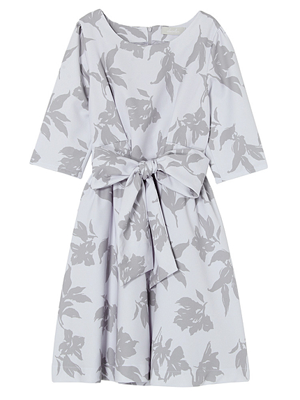 【se】パステルモノトーンフレアワンピース