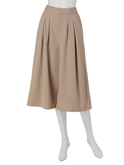 【DUO】 T/Rフレアーガウチョパンツ