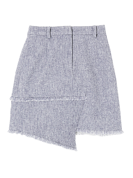 CRUSH PANEL TWEEDスカート