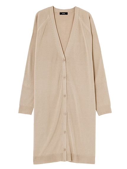 minimal light maxiカーディガン