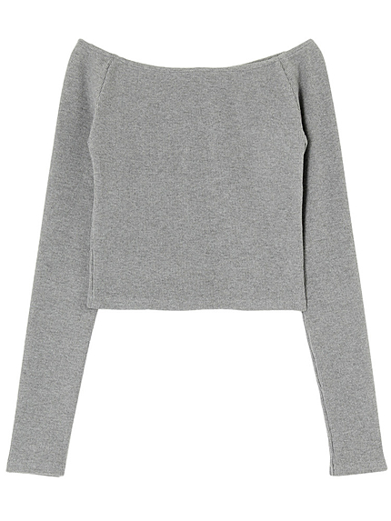 CROPPED DECOLLETEトップス