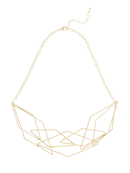 スクエアネックレス