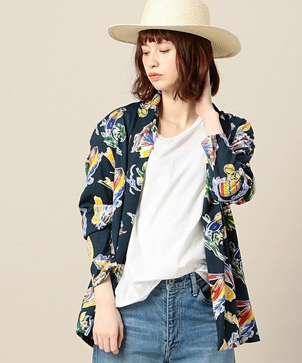 ＜VOTE MAKE NEW CLOTHES＞ウエスタンプリントカーディガンо