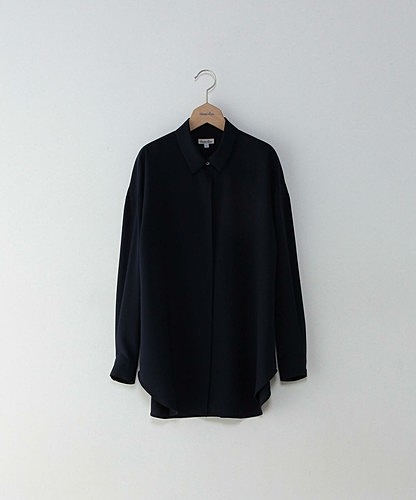 ＜Steven Alan＞GEORGETTE CROSS OVER SHIRT/ｼｬﾂо