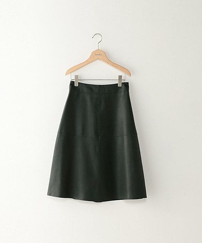 ＜Steven Alan＞GOAT NAPPA FLARE SKIRT/ｽｶｰﾄо