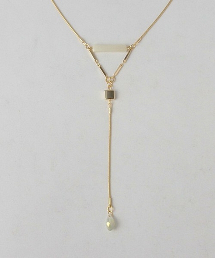 BY カラーバーYラインネックレス